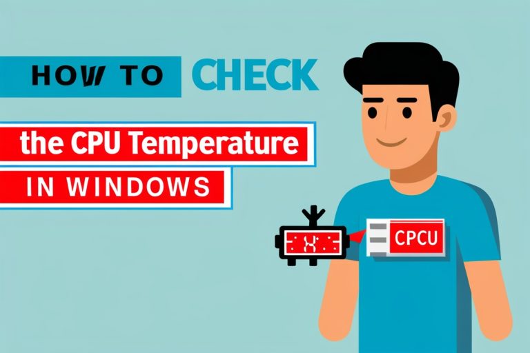 How to Check the CPU Temperature in Windows