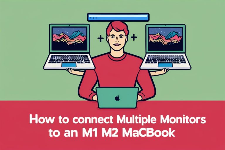How To Connect Multiple Monitors To An M1 M2 MacBook