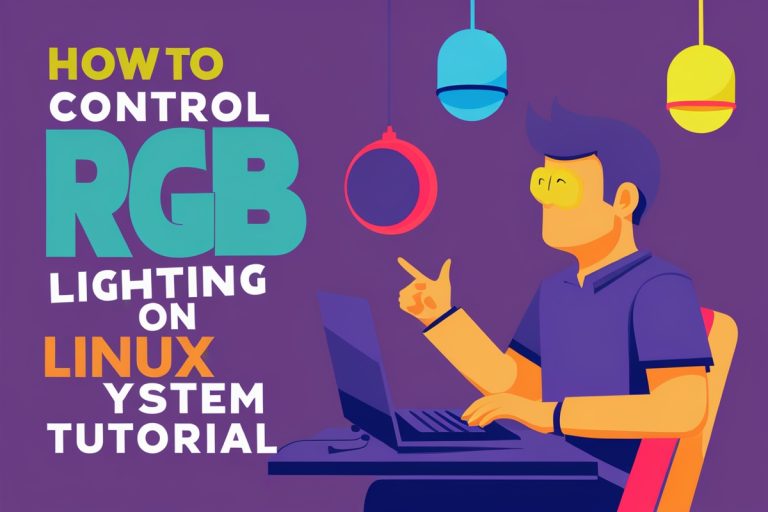 How To Control RGB Lighting On Linux Operating System Tutorial