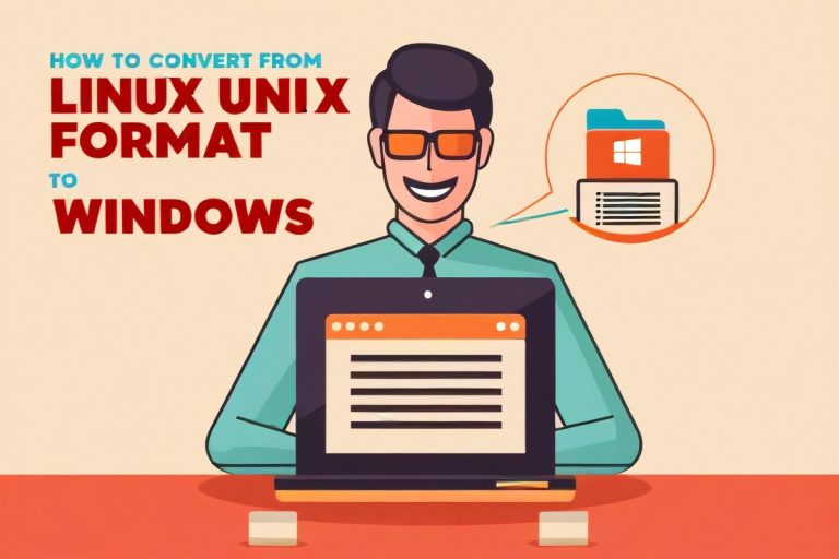 How To Convert Files From Linux Unix Format to Windows