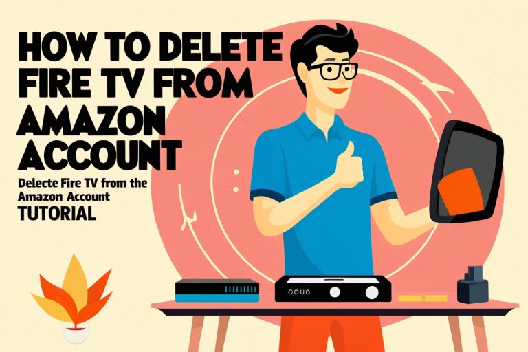 How To Delete Fire TV From Amazon Account Tutorial