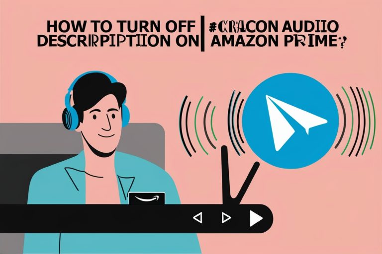 How to Turn Off Audio Description on Amazon Prime Video