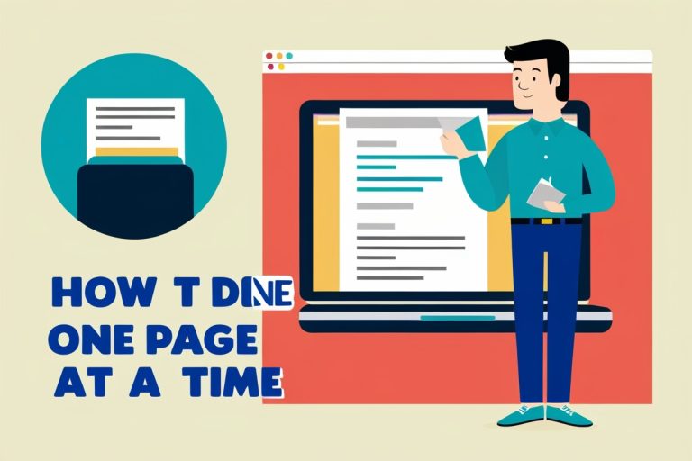 How to Display One Page at a Time in Microsoft Word at ...
