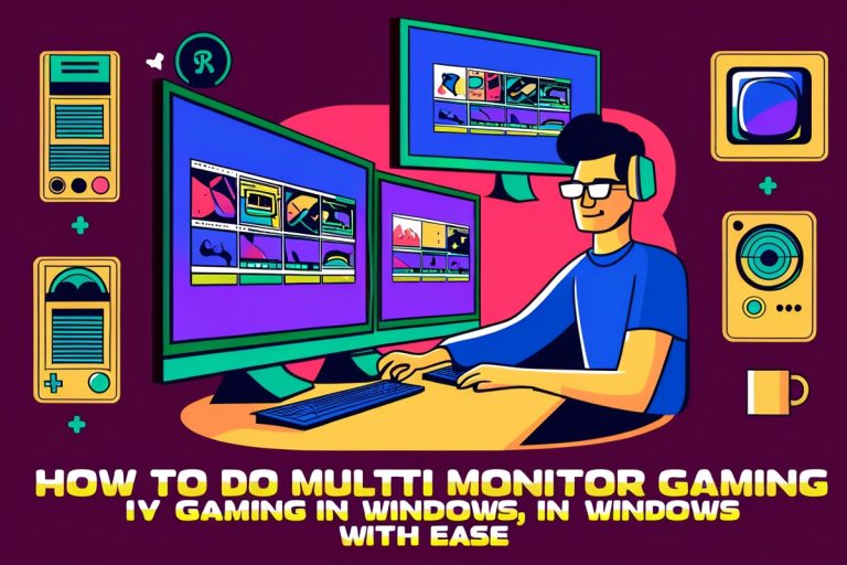 How To Do Multi Monitor Gaming In Windows With Ease