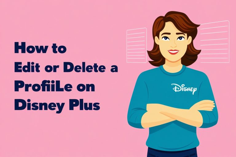 How to Edit or Delete a Profile on Disney Plus