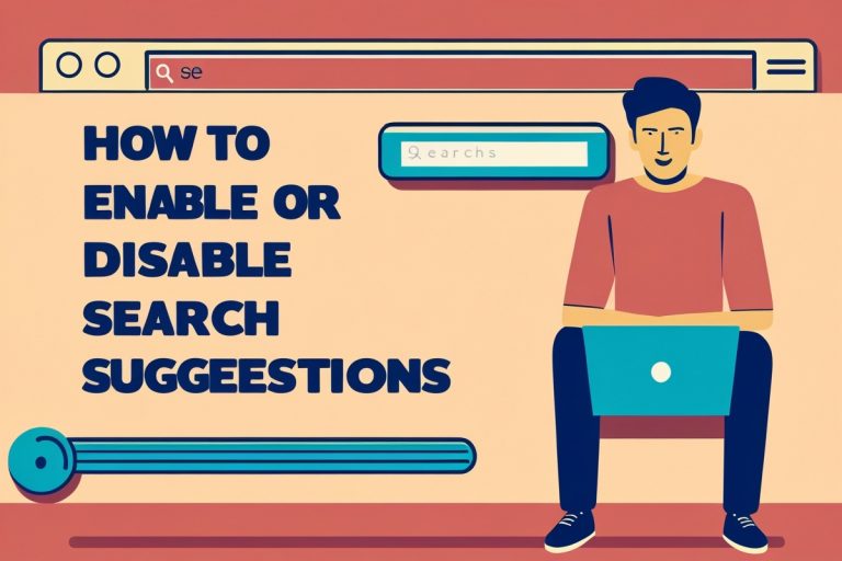 How To Enable Or Disable Search Suggestions In The Address Bar