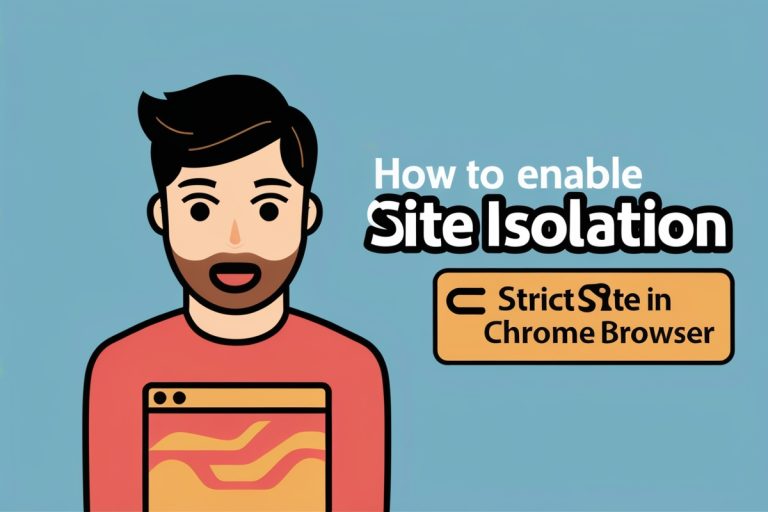 How To Enable Strict Site Isolation In Chrome Browser Tutorial