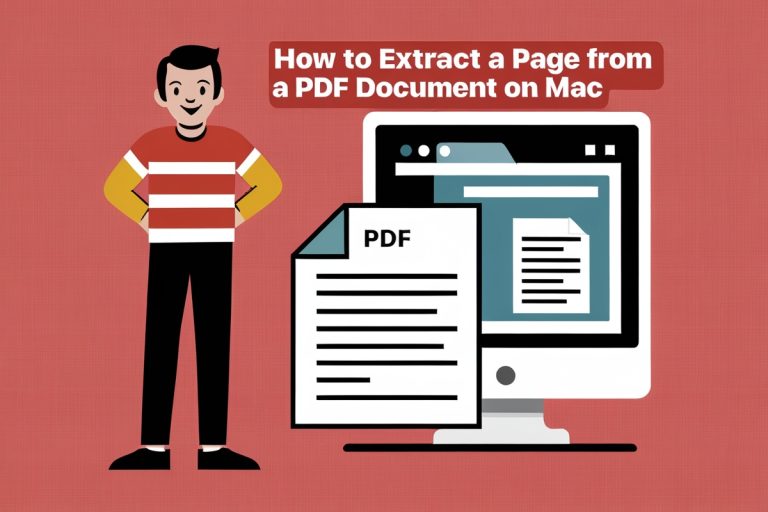 How To Extract A Page From A PDF Document On Mac