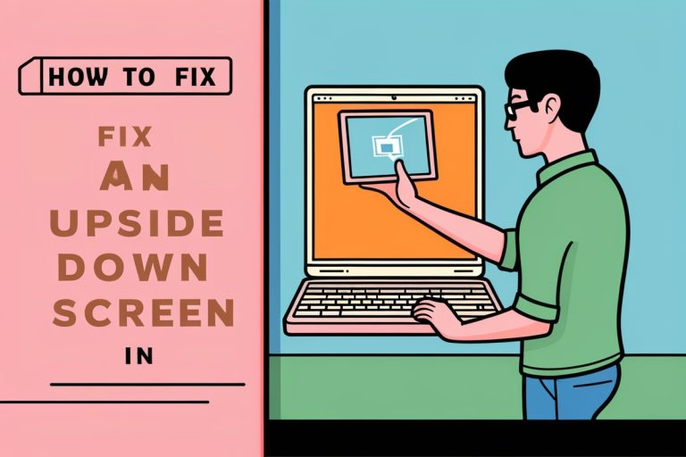 How To Fix An Upside Down Screen In Windows