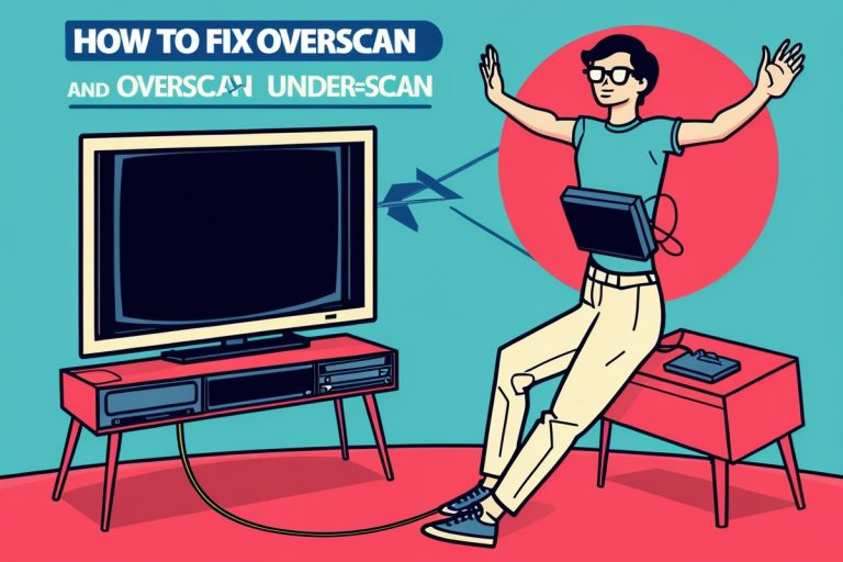How To Fix Overscan And Underscan Between A TV And Console