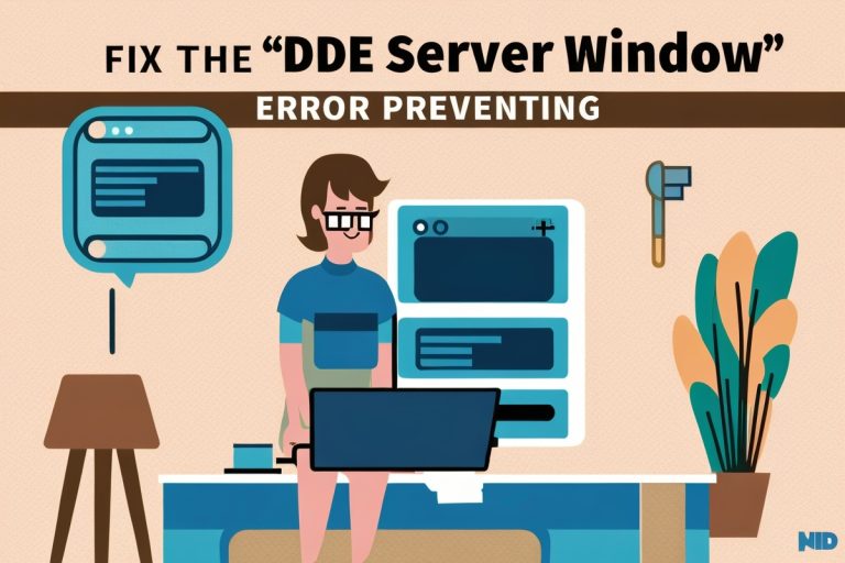 How to Fix the "DDE Server Window" Error Preventing ...