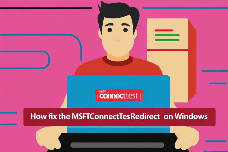 How To Fix The Msftconnecttest Redirect Error On Windows