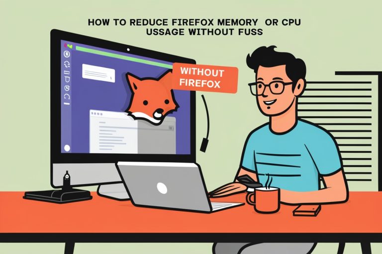 How To Reduce Firefox Memory Or CPU Usage Without Fuss