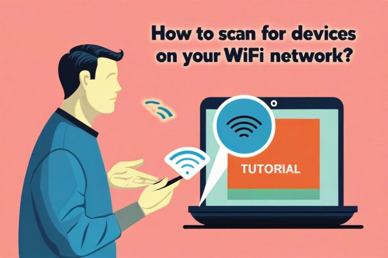 How To Scan For Devices On Your WiFi Network Tutorial