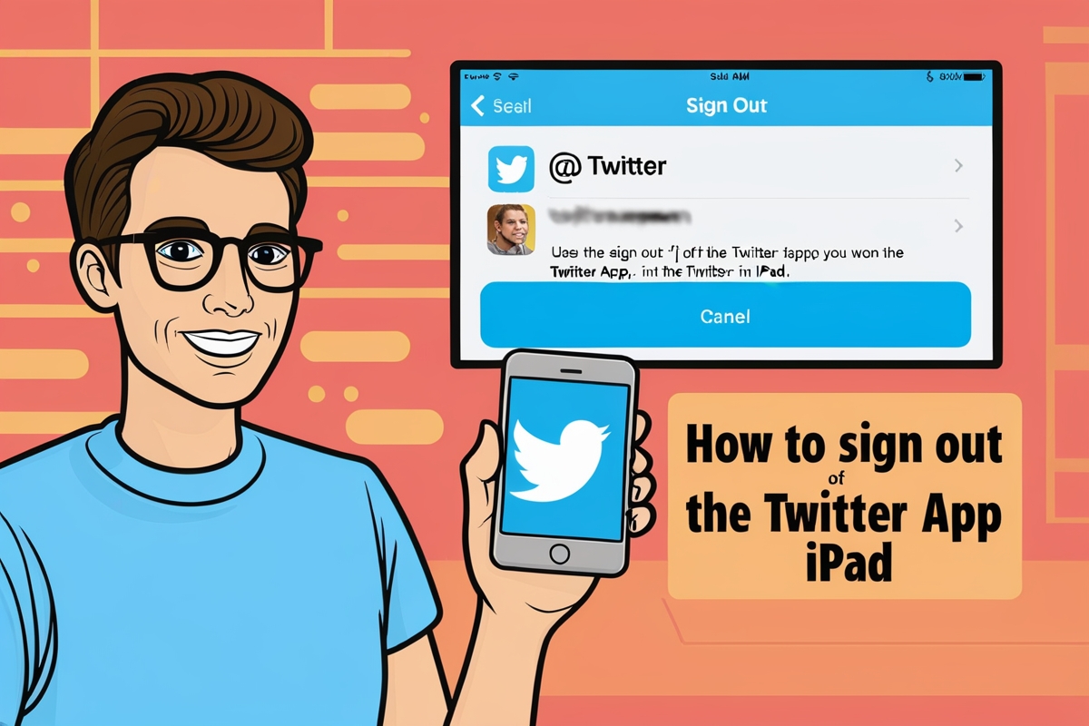 How To Sign Out Of The Twitter App In iPad