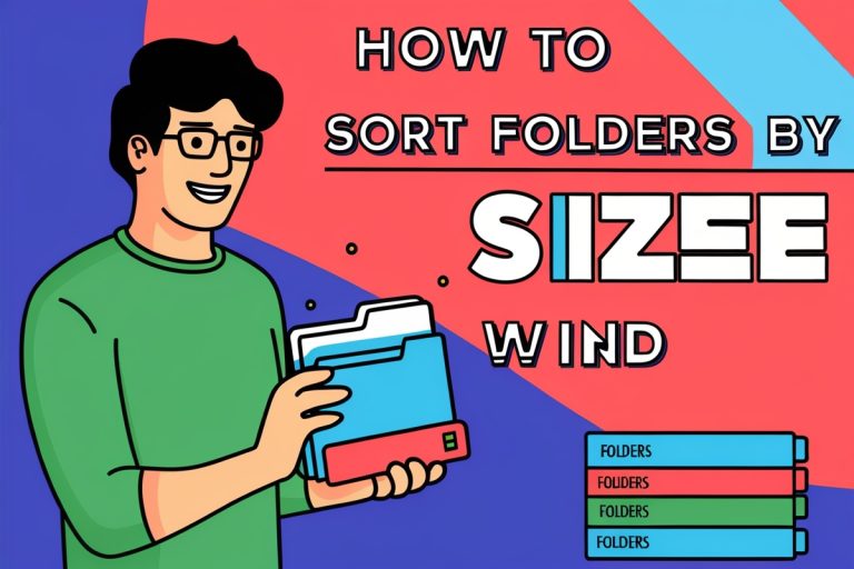 How to Sort Folders by Size in Windows