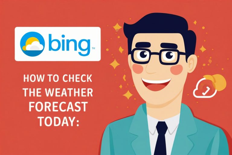 How To Use Bing To Check The Weather Forecast Today