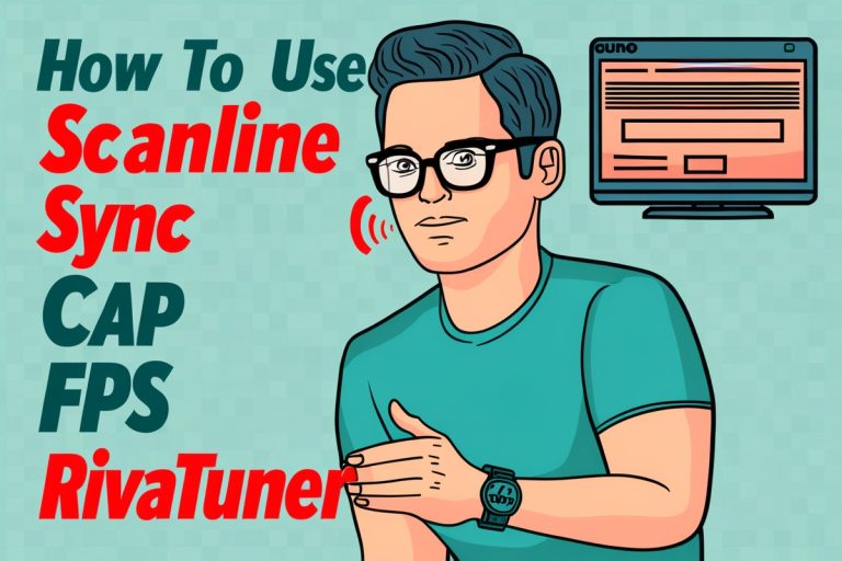 How To Use Scanline Sync And Cap FPS In RivaTuner