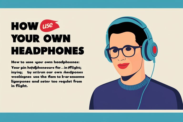 How To Use Your Own Headphones For In Flight