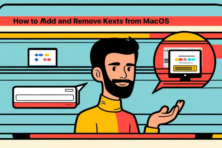 How to Add and Remove Kexts from macOS