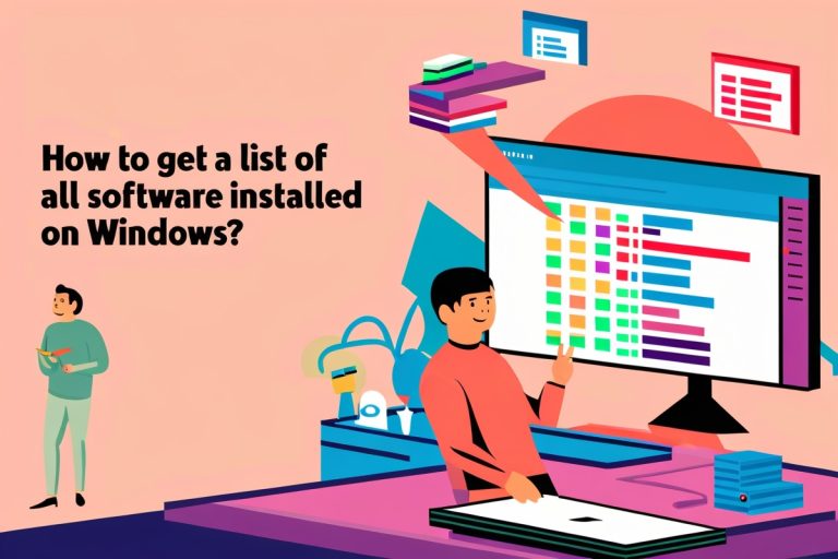 How to Get a List of All Software Installed on Windows