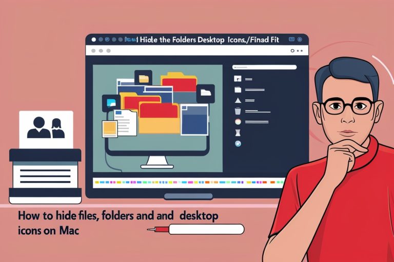 How to Hide Files, Folders and Desktop Icons on Mac