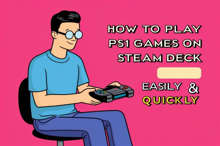 How to Play PS1 Games on Steam Deck Easily & Quickly