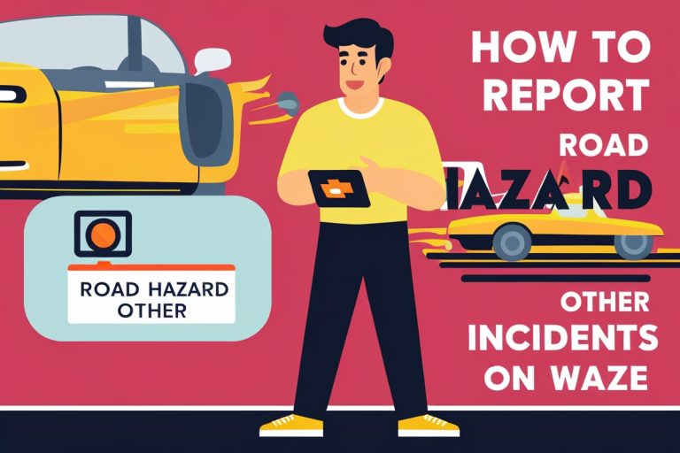 How to Report Road Hazard Other Incidents on Waze