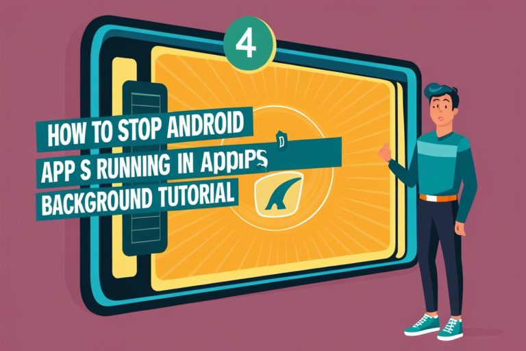 How to Stop Android Apps Running In The Background Tutorial