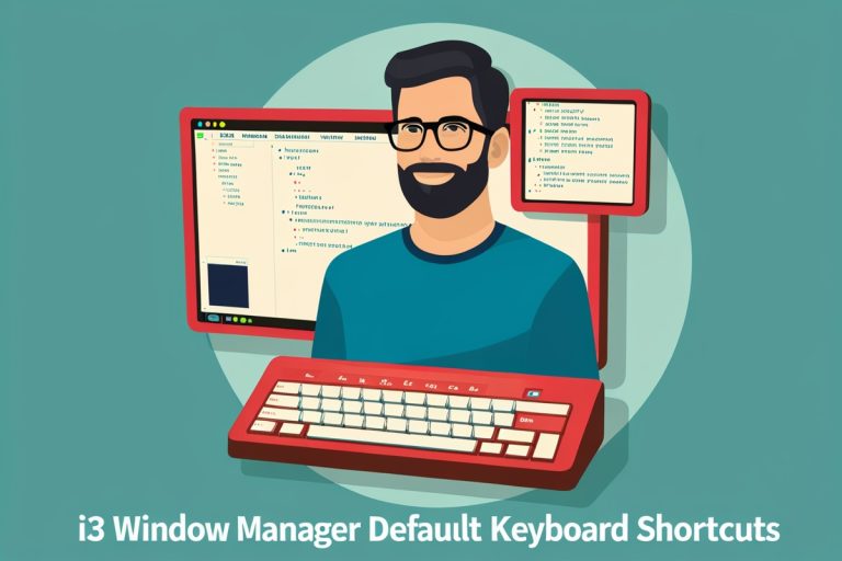 i3 Window Manager Default Keyboard Shortcuts