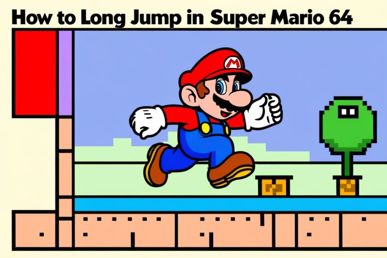 How To Long Jump In Super Mario 64