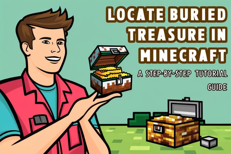 Locate Buried Treasure in Minecraft: A Step-By-Step Tutorial Guide