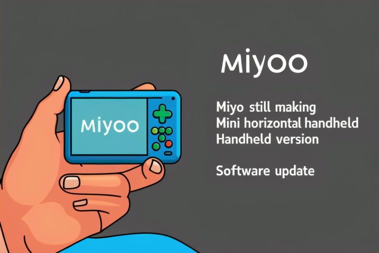 Miyoo Still Making Mini Horizontal Handheld Version Software Update