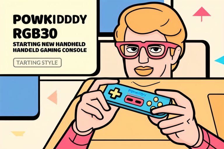 Powkiddy RGB30 Review Starting New Handheld Style Handheld Gaming Console