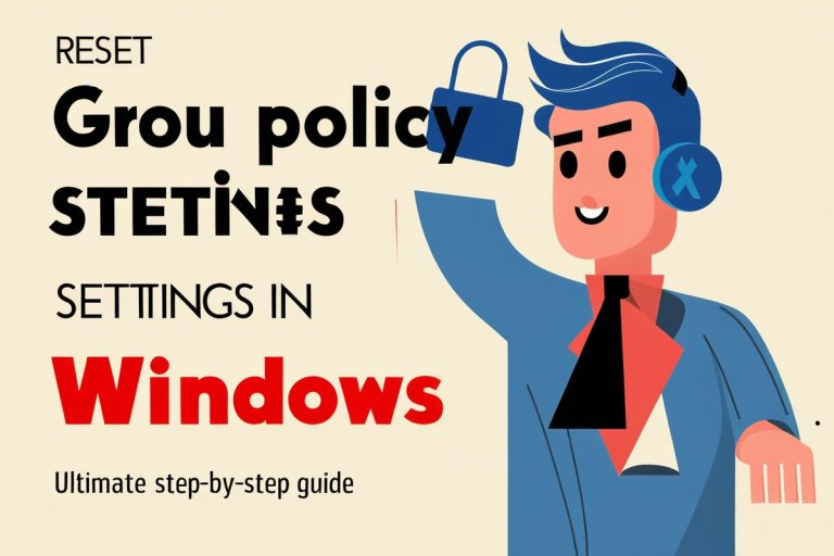 Reset Group Policy Settings in Windows: Ultimate Step-by-Step Guide