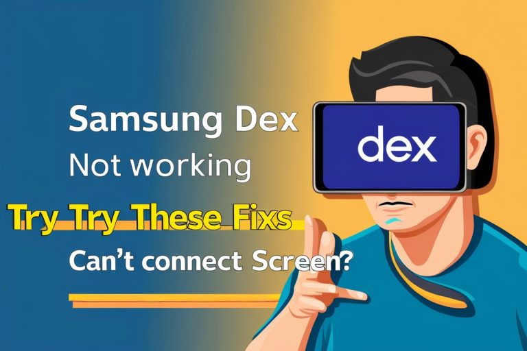 Samsung Dex not working try these fixes Can't connect Screen