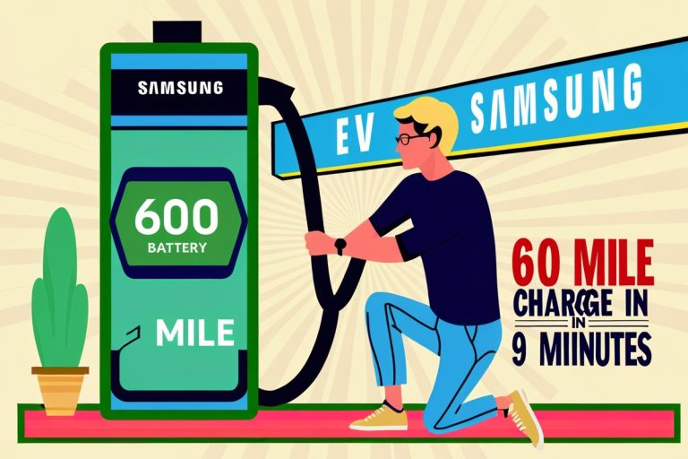 Samsungs Ev Battery Breakthrough 600 Mile Charge In 9 Minutes