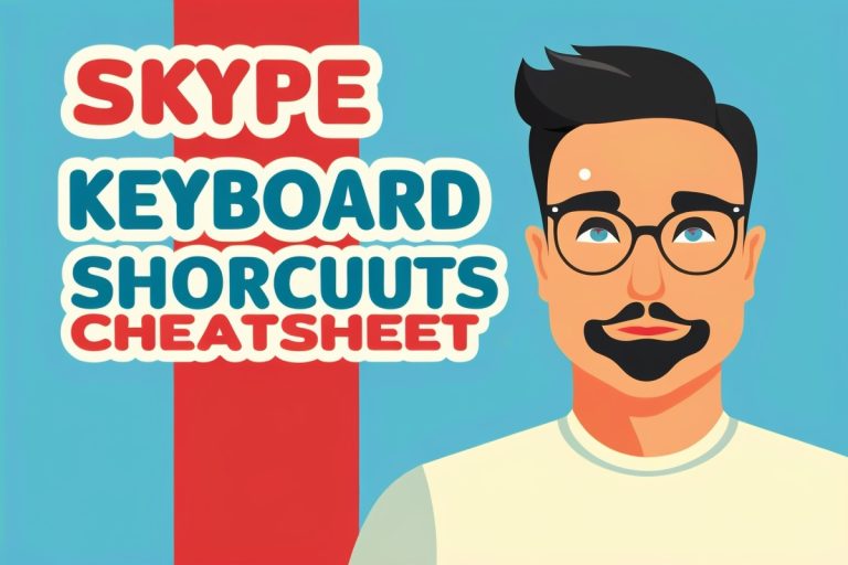 Skype Keyboard Shortcuts Cheatsheet
