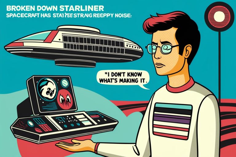 Broken Down Starliner Spacecraft Has Started Emitting Strange And Creepy Noises: "I Don't Know What's Making It."