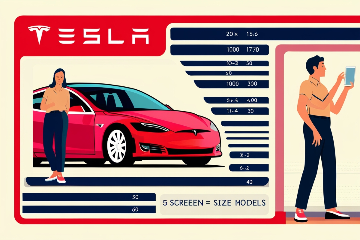 Tesla Screen Size Comparison for All Models Resolution Aspect Ratio