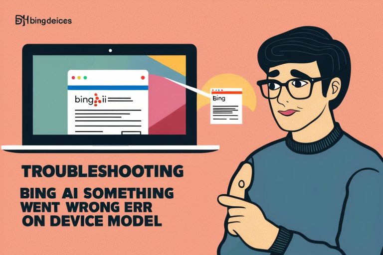 Troubleshooting Bing AI Something Went Wrong Error on Device Model