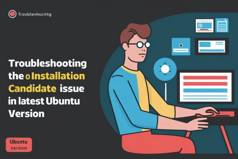 Troubleshooting the No Installation Candidate Issue in Latest Ubuntu Version