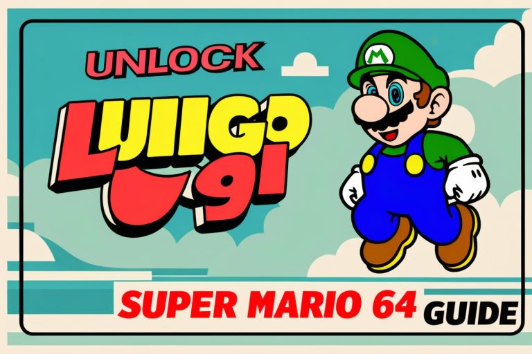 Unlock Luigi Super Mario 64 Guide: Steps Tricks Nintendo Game
