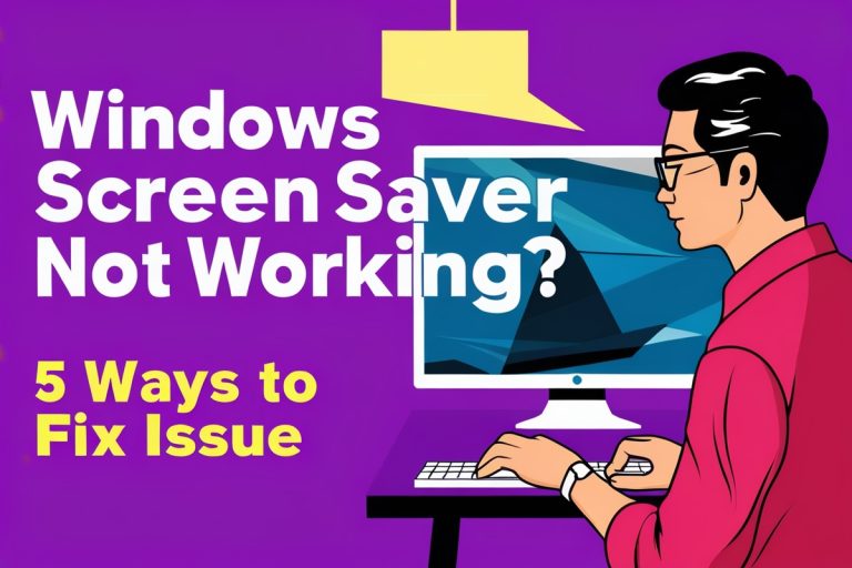 Windows Screen Saver Not Working? 5 Ways to Fix Issue