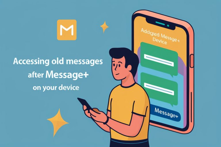 Accessing Old Messages after Message+ Discontinuation on Your Device