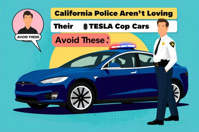 California Police Aren't Loving Their Tesla Cop Cars - Avoid These!