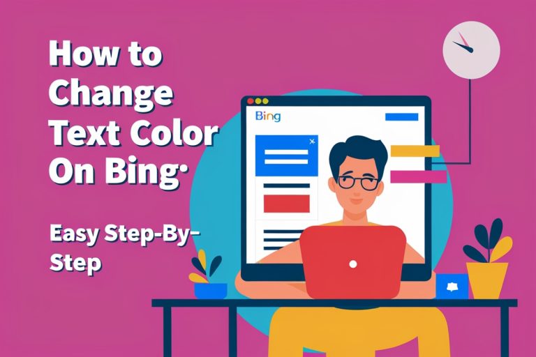 How To Change Text Color On Bing: Easy Step-By-Step Guide