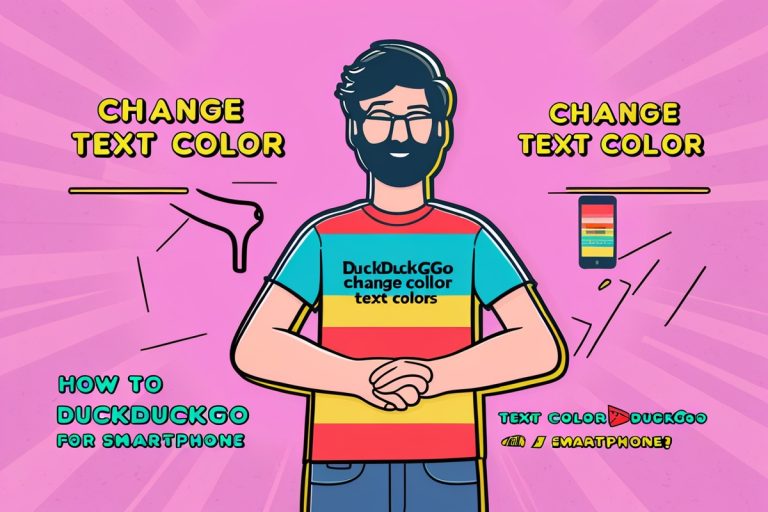 How to Change Text Color on DuckDuckGo for Smartphone