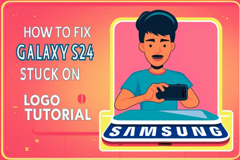 How to Fix Galaxy S24 Stuck on Samsung Logo Tutorial