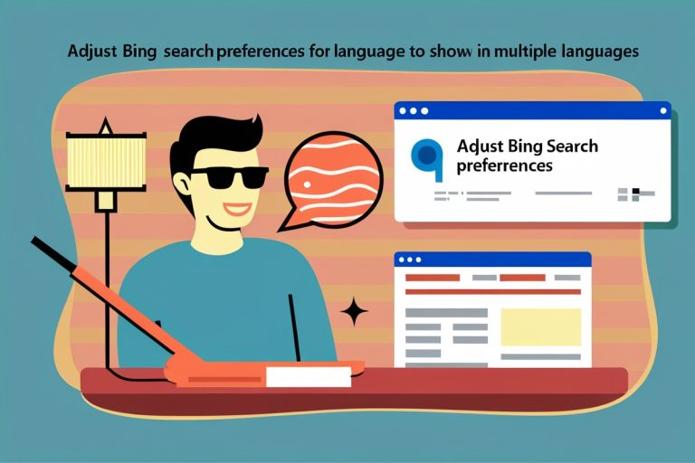 Adjust Bing Search Preferences for Language to Show Results in Multiple Languages